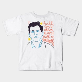 Wittgenstein fake quote Kids T-Shirt